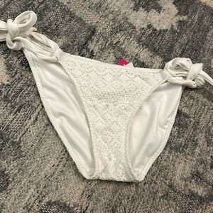 Faux knit bikini bottoms